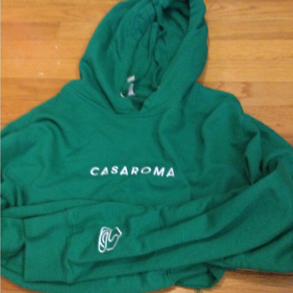 CASAROMA Green Hoodie with Logo